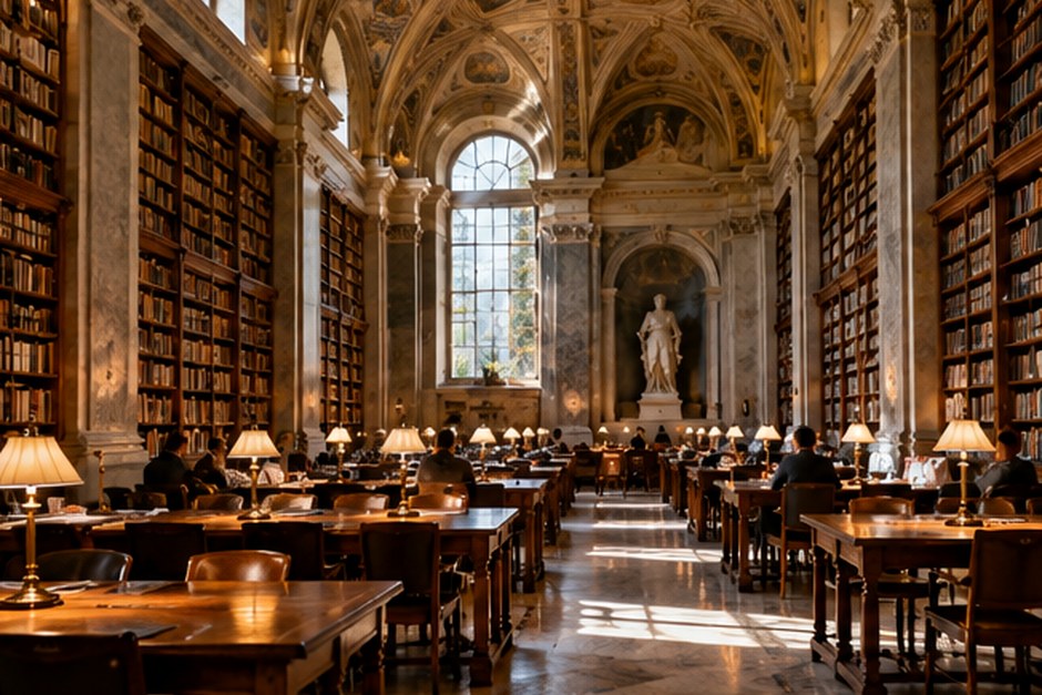 Fotografia editoriale dedicata alla lettura e ai libri